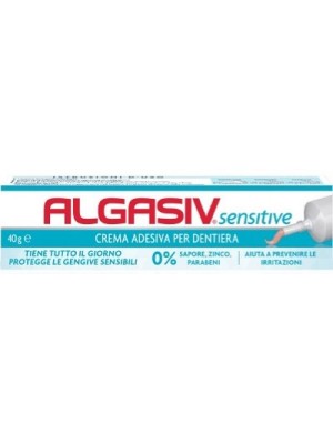 Algasiv Sensitive Crema Adesiva per Dentiera 40 grammi