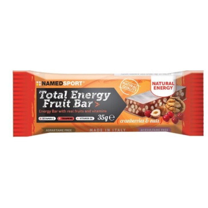 Named Sport Total Energy Fruitbar Cranberry 35 grammi