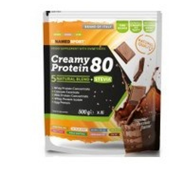 Named Sport Creamy Protein 80 Exquisite Chocolate Blend Proteico 500 grammi