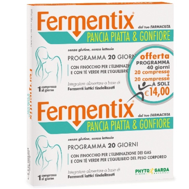 Fermentix Pancia Piatta 40 Compresse - Integratore Alimentare