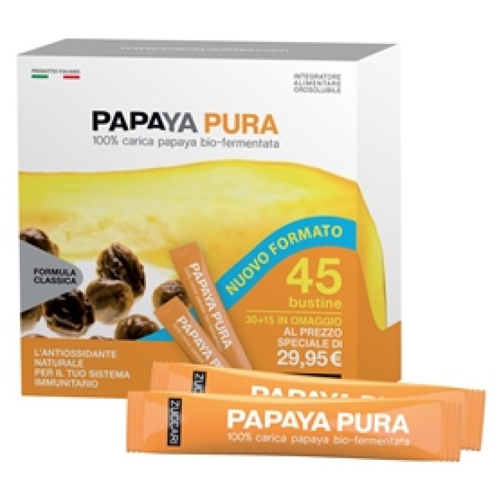 Zuccari Papaya Pura 45 Bustine - Integratore Antiossidante