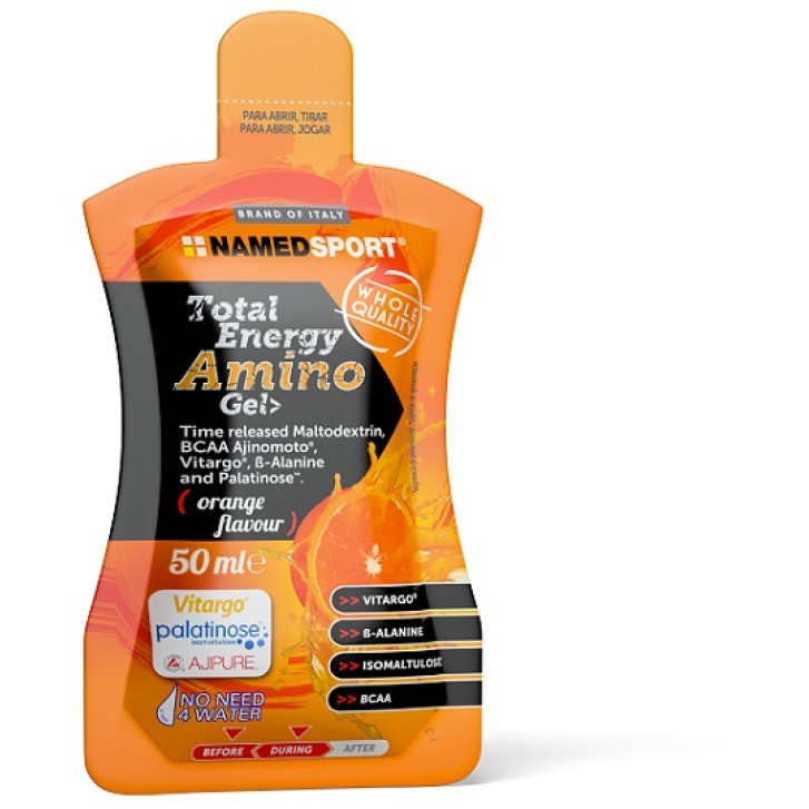 Named Sport Total Energy Amino Gel Orange Flavour 50 ml