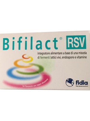 Bifilact RSV Integratore Fermenti Lattici Vivi 14 Flaconcini