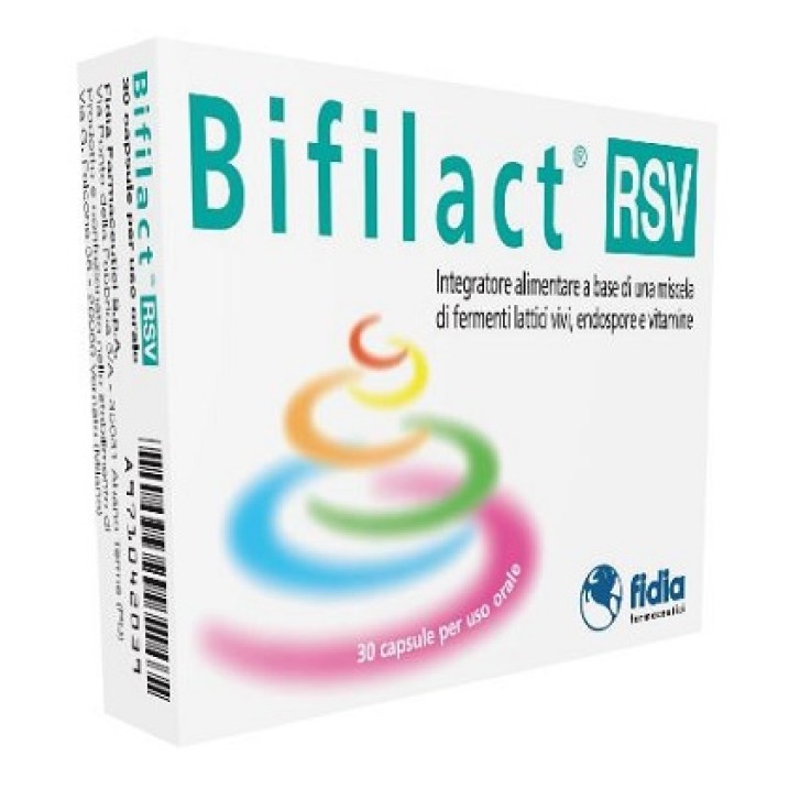 Bifilact RSV 30 Compresse - Integratore Fermenti Lattici Vivi