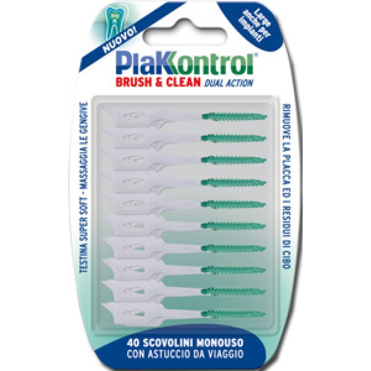 Plakkontrol Brush Clean Implunt Scovolino Interdentale 40 pezzi