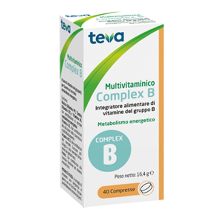 Teva Multivitaminico Complex B 40 Compresse - Integratore Vitamina B