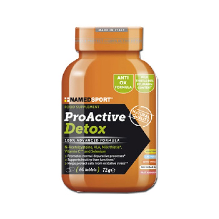 Named Sport Proactive Detox 60 Compresse - Integratore Alimentare