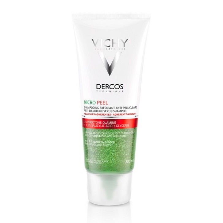 Vichy Dercos Micro Peel Shampoo Esfoliante Antiforfora 200 ml