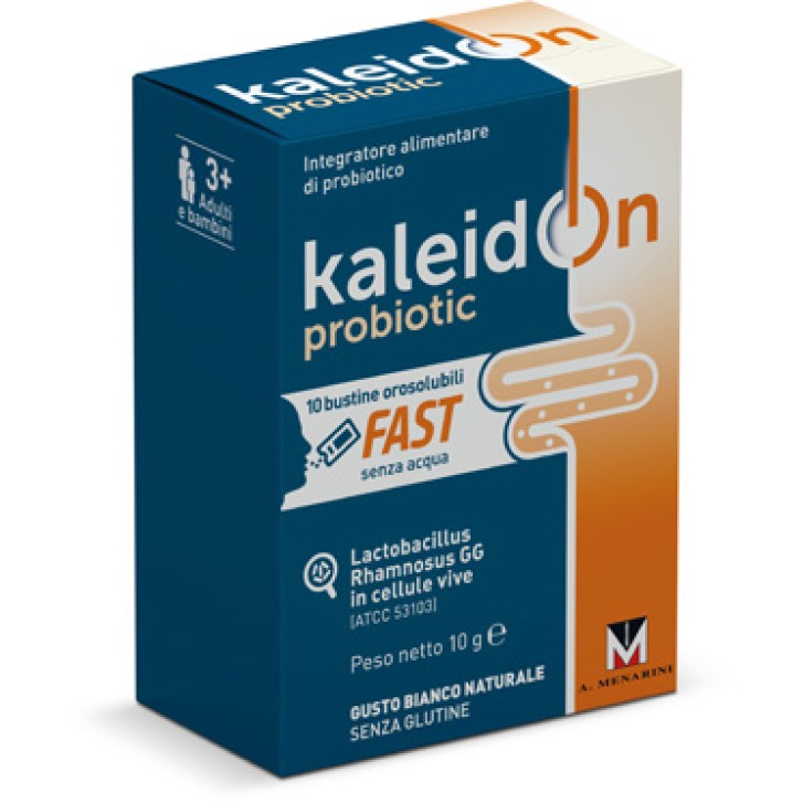 Kaleidon Probiotic Fast Bianco Naturale 10 Bustine - Integratore Probiotico