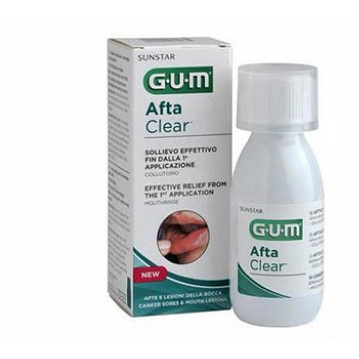 Gum AftaClear Collutorio Trattamento Antiafte 120 ml