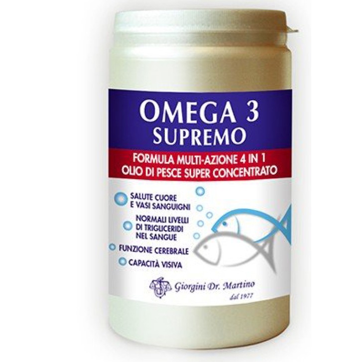 Omega 3 Supremo 120 Capsule Softgel Dr. Giorgini - Integratore di Olio di Pesce