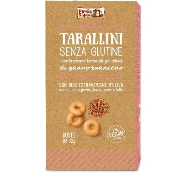 Puglia Sapori Tarallini Grano Saraceno 180 grammi