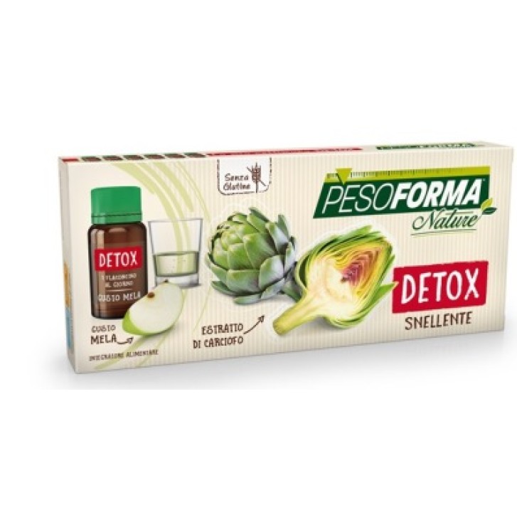 Pesoforma Nature Detox 6 Flaconcini - Integratore Snellente