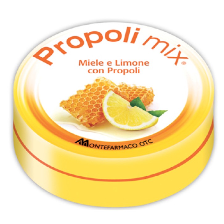 Propoli Mix 30 Caramelle Balsamiche Gusto Miele e Limone