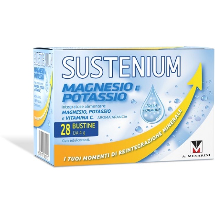 Sustenium Magnesio e Potassio 28 Bustine - Integratore Alimentare