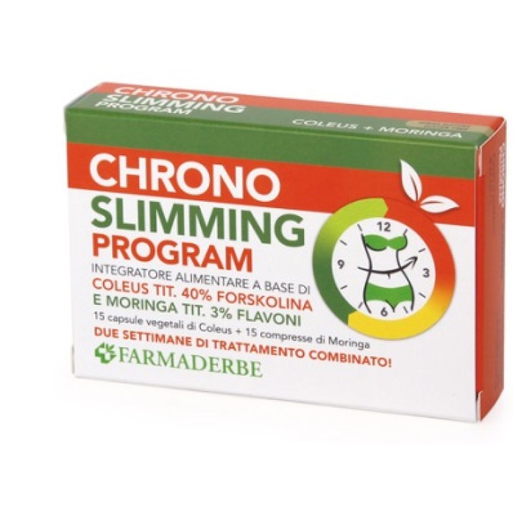 Farmaderbe Chrono Slimming Program 30 Capsule - Integratore Metabolismo