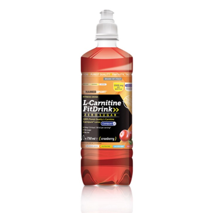 Named Sport L-Carnitine Fit Drink Cranberry 500 ml - Integratore Alimentare