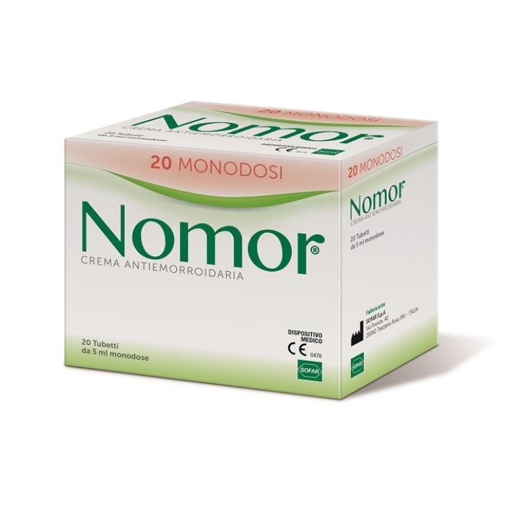 Nomor Crema Antiemorroidaria per Mucosa Rettale 20 Monodose