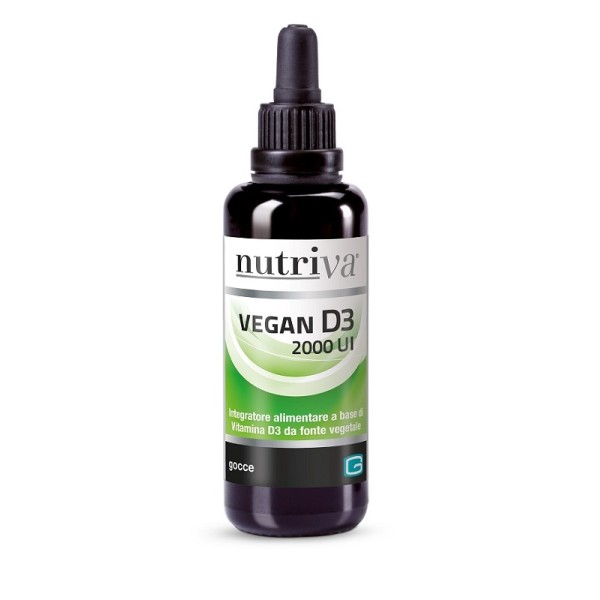 Nutriva Vegan D3 Gocce 50 ml - Integratore Vitamina D