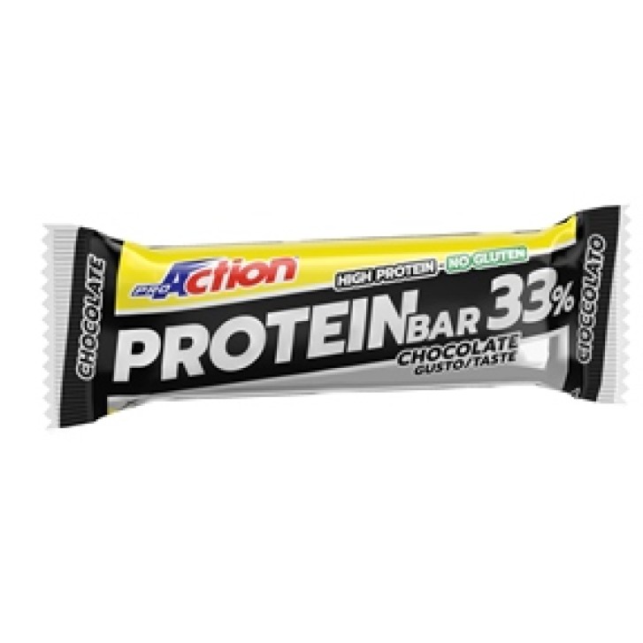 ProAction Protein Barretta Cioccolato 33% 50 grammi