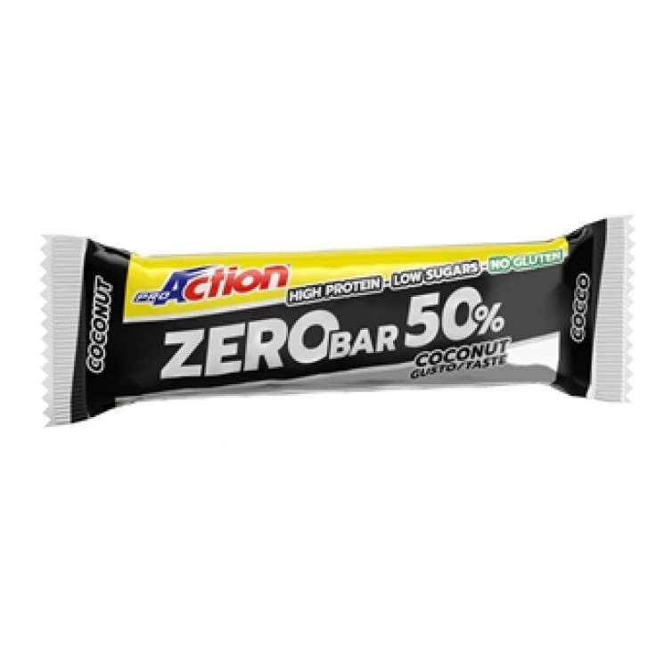 ProAction Zero Barretta Cocco 50% 60 grammi