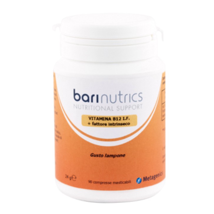Barinutrics Gusto Lampone 90 Compresse Masticabili - Integratore Vitamine B12