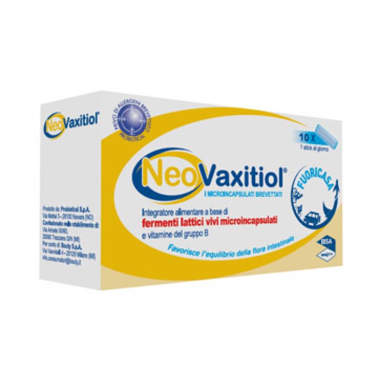 NeoVaxitiol 10 Stick Orosolubili - Integratore Fermenti Lattici Vivi