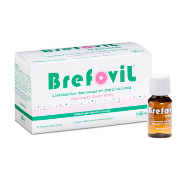 Brefodil 10 Flaconcini - Integratore di Fermenti Probiotici