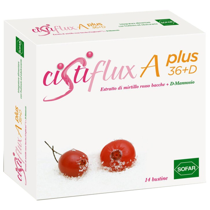 Cistiflux A Plus 36+D 14 Bustine - Integratore Vie Urinarie
