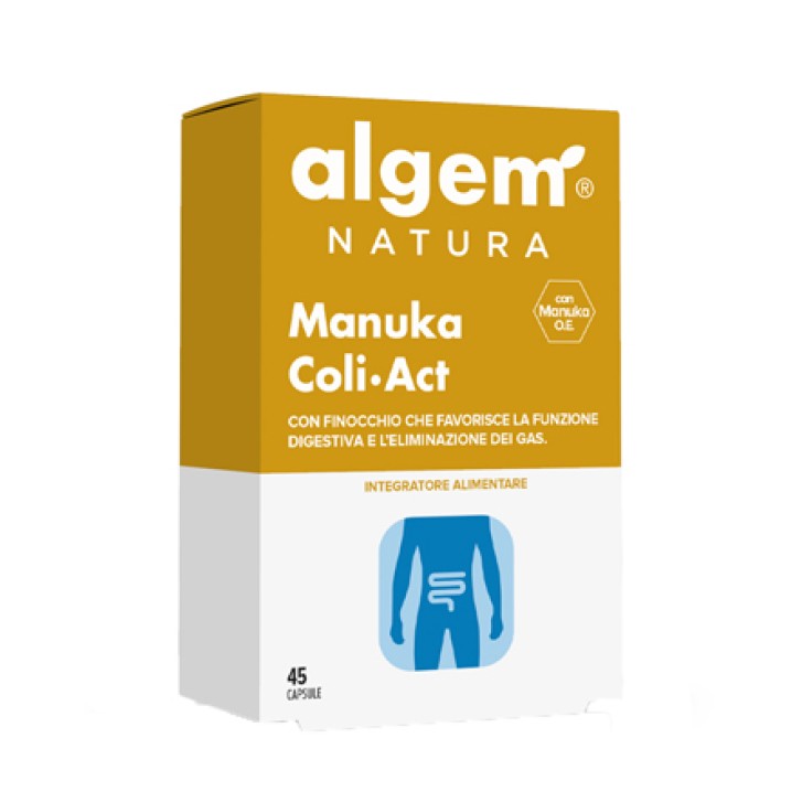 Algem Manuka Coli-Act 45 Capsule - Integratore Castrointestinale