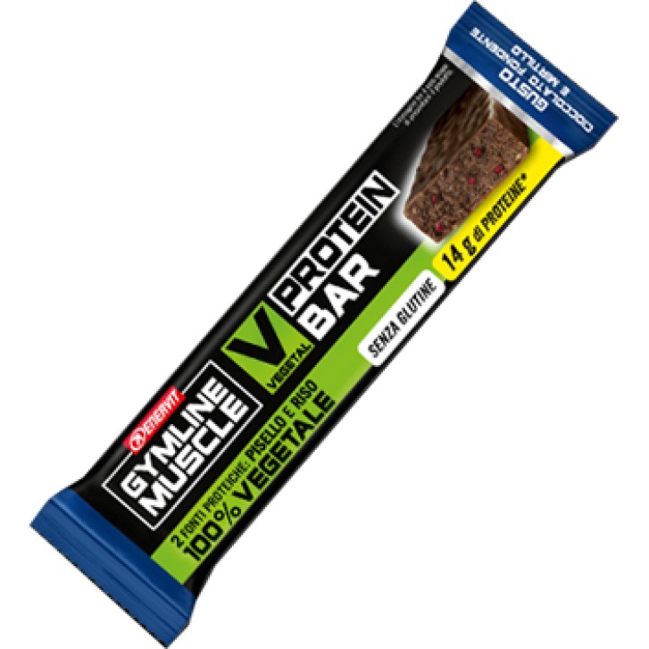 Enervit Gymline Muscle Vegetal Protein Barretta Energetica Cioccolato 60 grammi