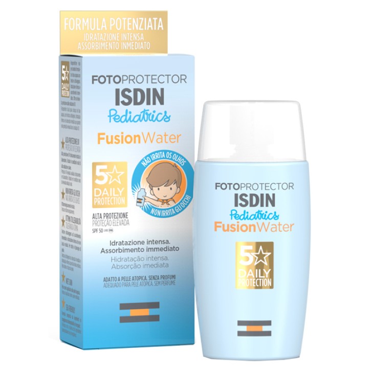 Isdin Fotoprotector Fusion Water Pediatrics SPF 50+ Protezione Solare Bambini 50 ml