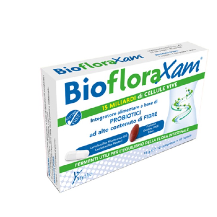 Biofloraxam 10 Compresse + 10 Capsule - Integratore Alimentare
