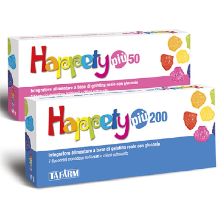 Happety Piu' 50 7 Flaconcini - Integratore Alimentare