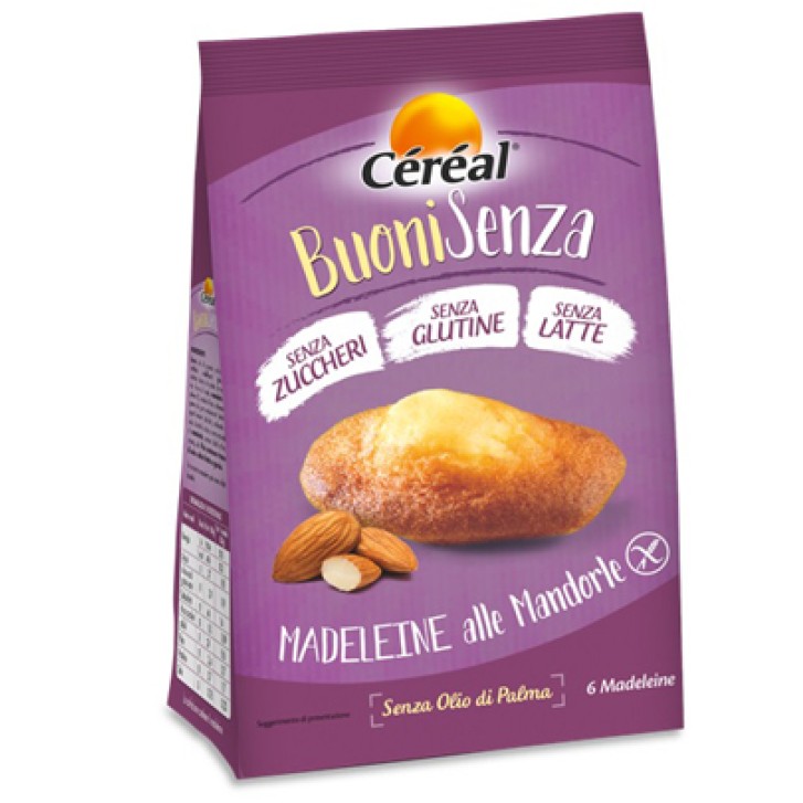 Cereal Madeleine con Mandorle Senza Glutine 180 grammi