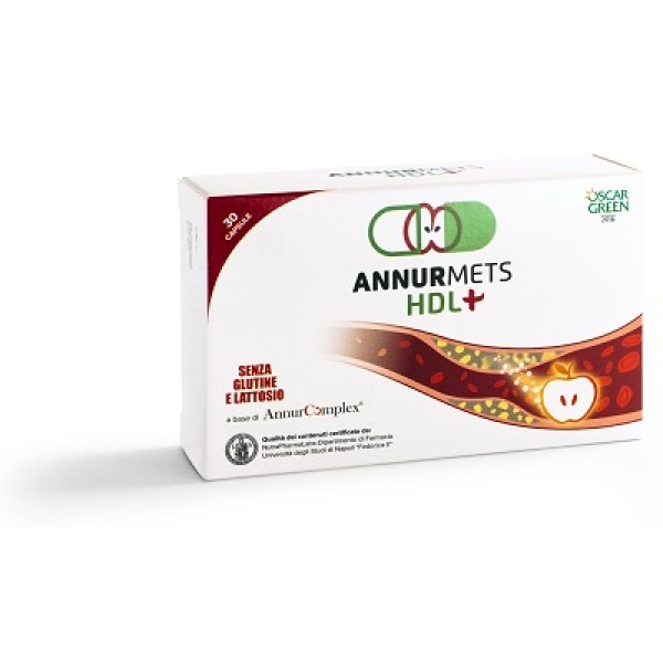 AnnurMets HDL+ 30 Capsule - Integratore Trigliceridi e Colesterolo
