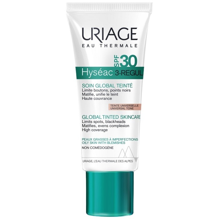 Uriage Hyseac 3-Regul Trattamento Globale Colorato SPF 30 Anti-Imperfezioni Viso 40 ml
