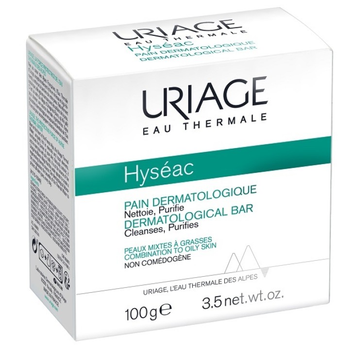 Uriage Hyseac Pane Dermatologico Pelle Grassa e Impura 100 grammi