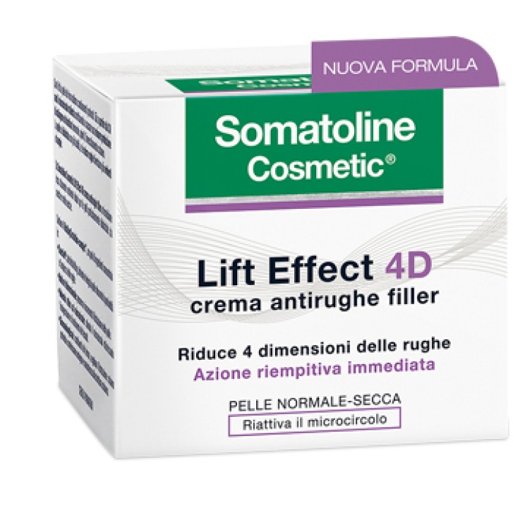 Somatoline Cosmetic Lift Effect 4D Crema Antirughe Filler Giorno 50 ml