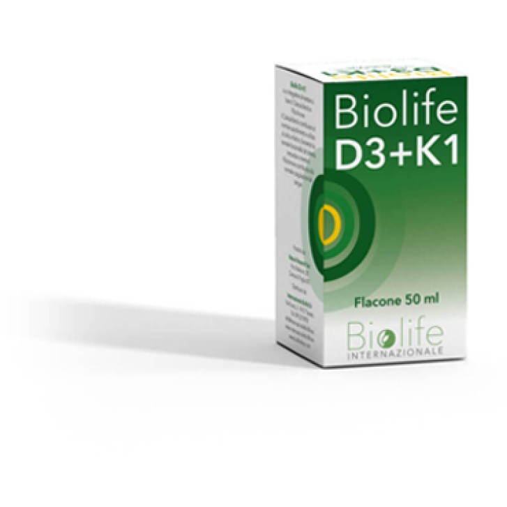 Biolife D3 + K1 Gocce 50 ml - Integratore Multivitaminico