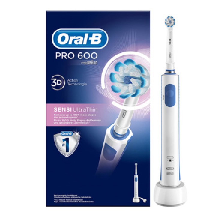 Oral-B Pro 600 Spazzolino Elettrico Ultrathin