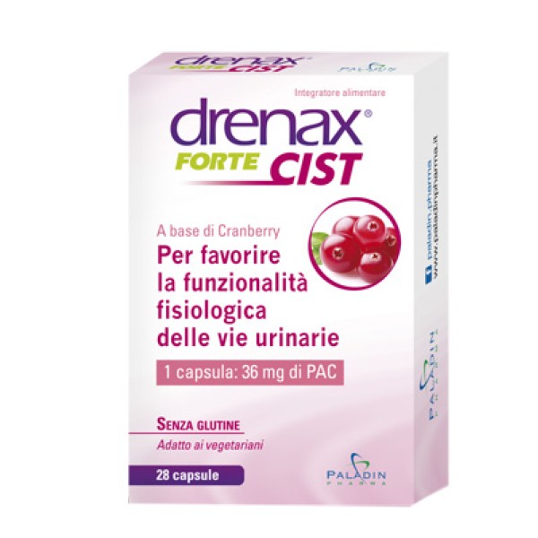 Drenax Forte Cist 28 Capsule - Integratore Benessere Vie Urinarie