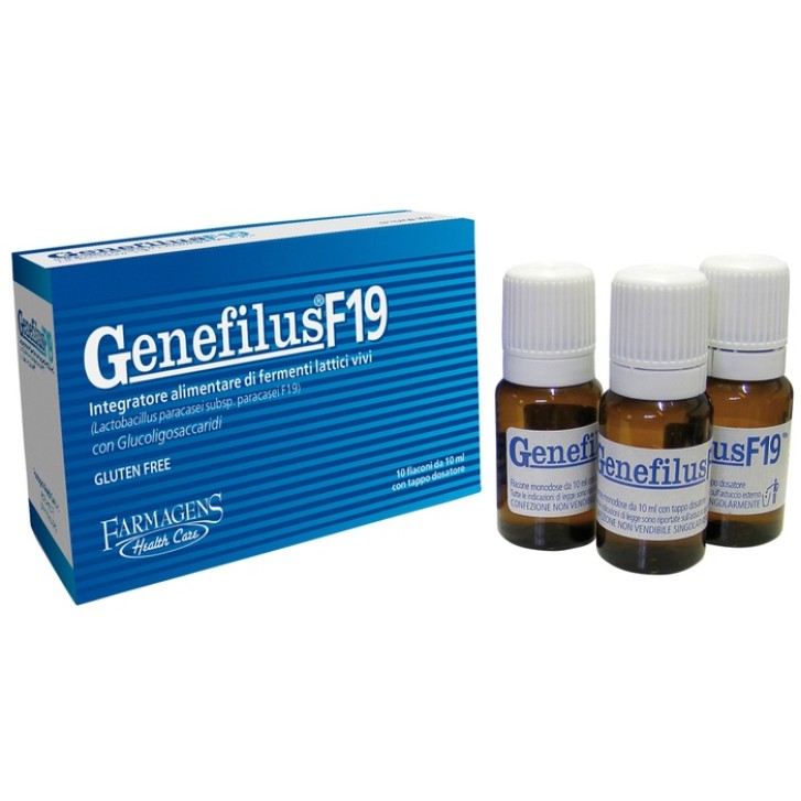 Genefilus F19 10 Flaconcini - Integratore Alimentare