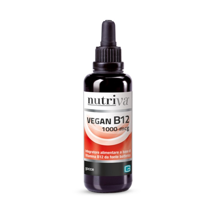 Nutriva Vegan B12 Liquido 30 ml - Integratore Vitaminico