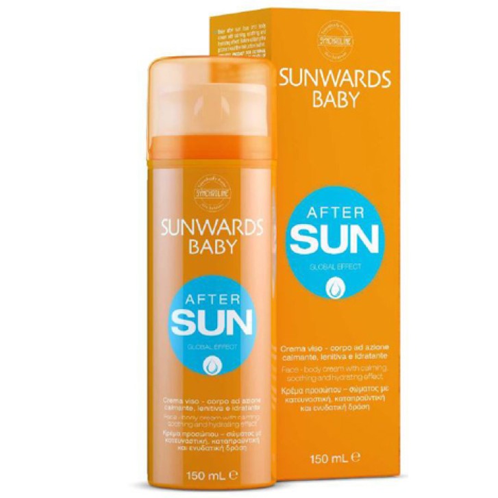 Sunwards Baby After Sun Solare Crema Viso e Corpo Doposole Bambino 150 ml