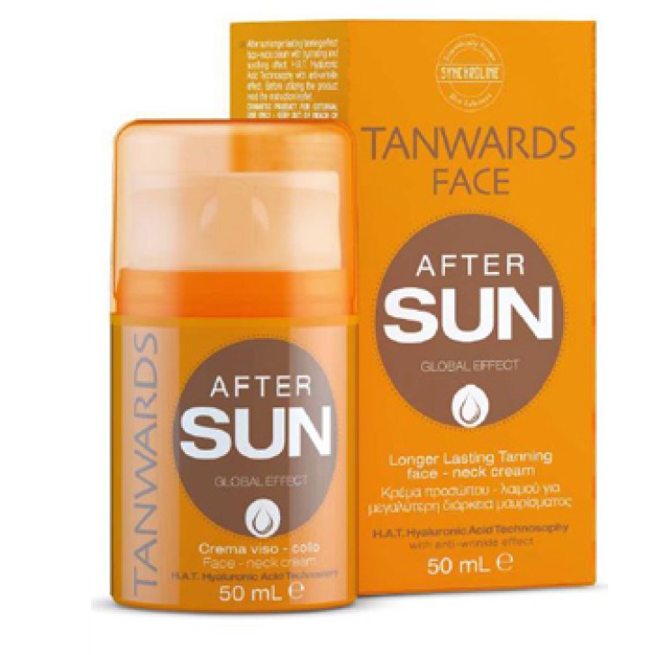 Tanwards Face After Sun Solare Crema Viso Corpo Doposole 50 ml