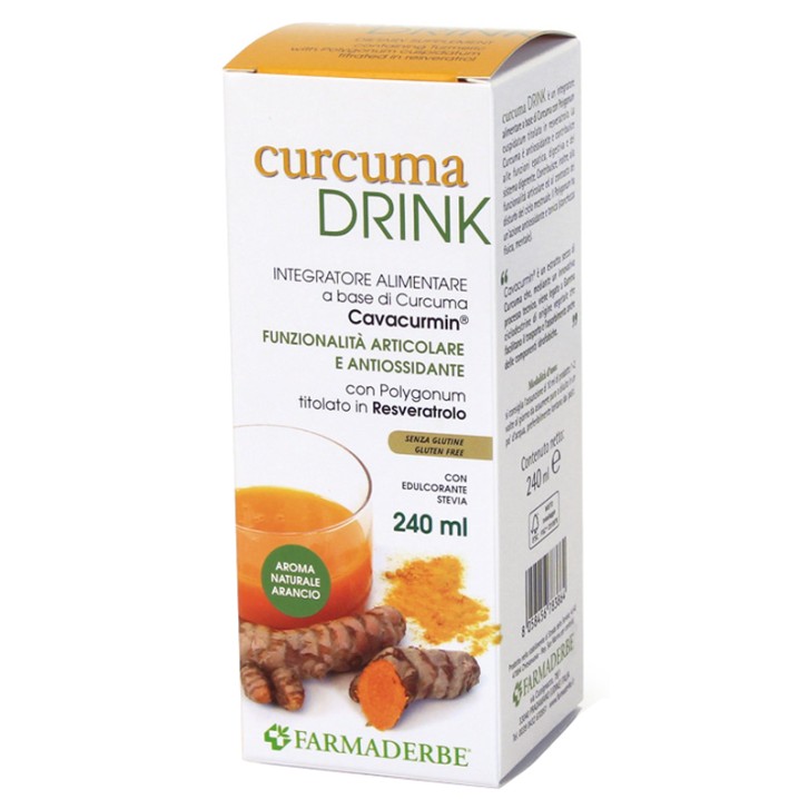 Farmaderbe Curcuma Drink 240 ml - Integratore Alimentare