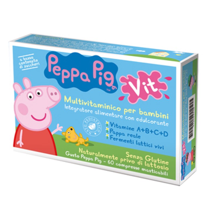 Peppa Pig Vit 60 Compresse - Integratore Multivitaminico Bambini