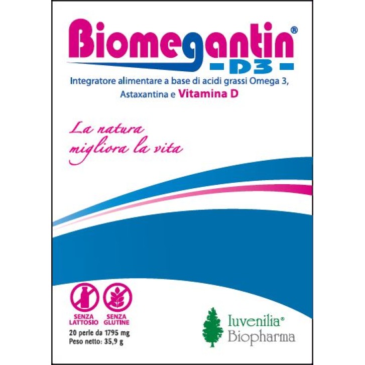 Biomegantin D3 20 Perle - Integratore Alimentare