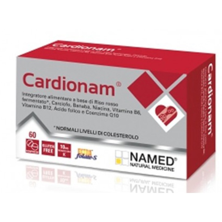 Named Cardionam 60 Compresse -  Integratore per il Controllo del Colesterolo